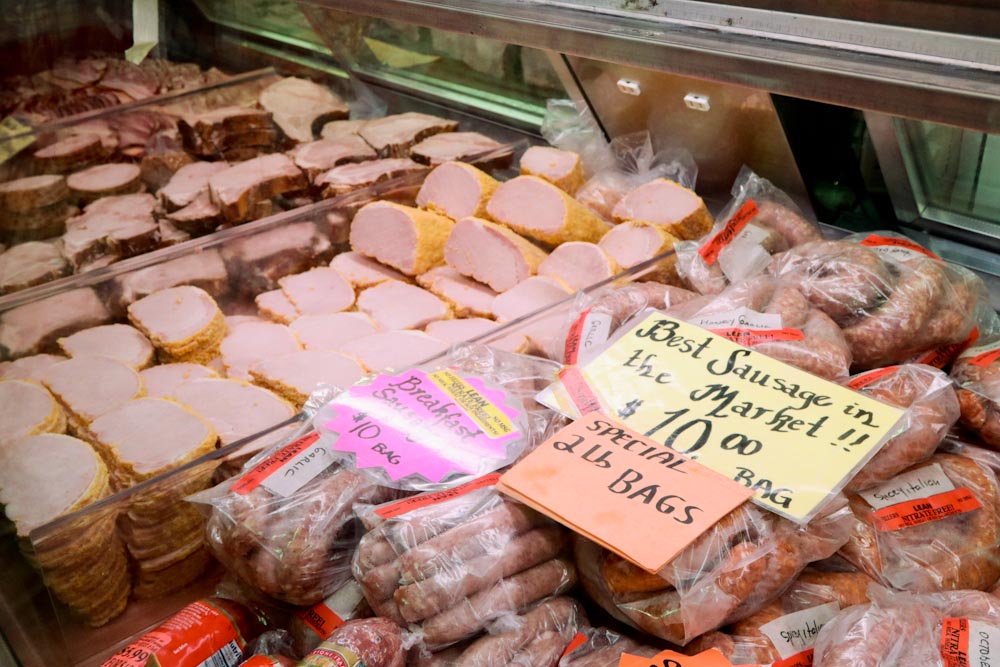 St Jacobs Market - Fresh Meat Counter Peameal
