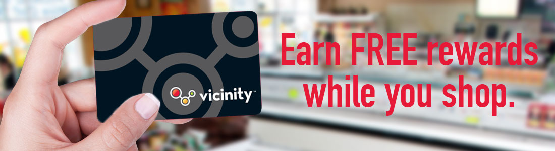 Vicinity Rewards Loyalty Card