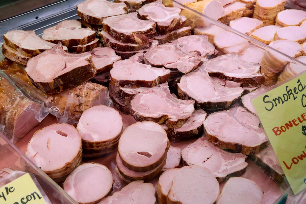 St Jacobs Market - Fresh Meat Counter Ham
